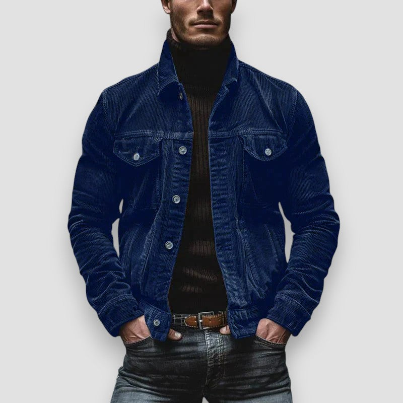 André™ | Veste Rétro en Velours Côtelé