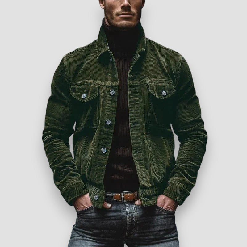 André™ | Veste Rétro en Velours Côtelé