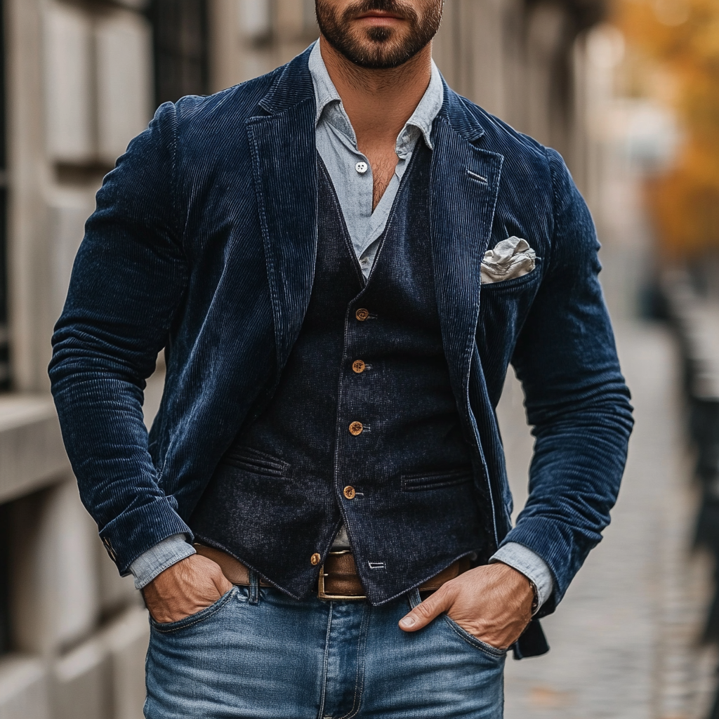 Daniel™ | Blazer Classique avec Gilet
