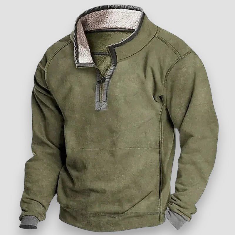 Arnaud™ | Sweat d’automne doublé en polaire