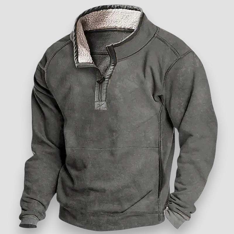Arnaud™ | Sweat d’automne doublé en polaire