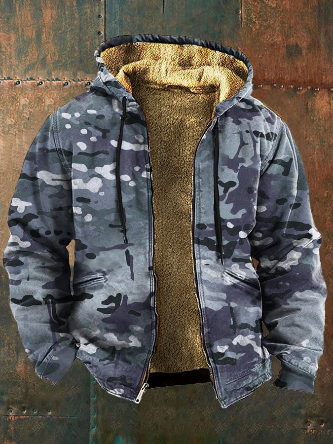 Antoine™ | Veste polaire rétro à imprimé camouflage