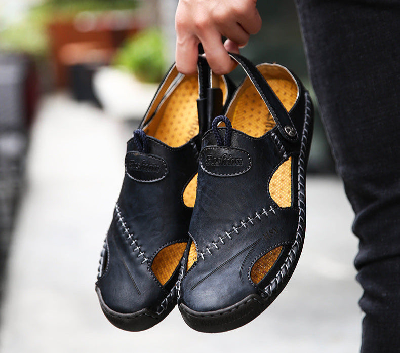 Emile™ | Sandales Orthopédiques en Cuir