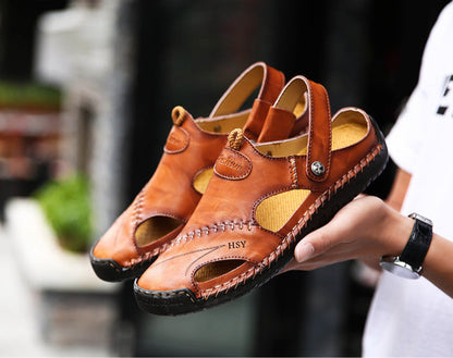 Emile™ | Sandales Orthopédiques en Cuir