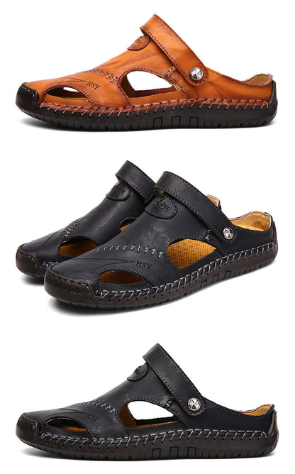 Emile™ | Sandales Orthopédiques en Cuir