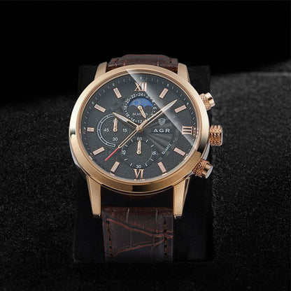 Lucien™ | Montre Quartz de Luxe en Cuir