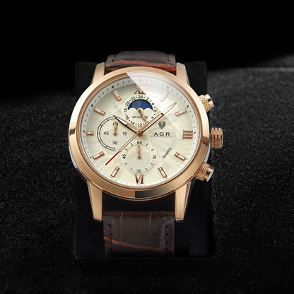 Lucien™ | Montre Quartz de Luxe en Cuir