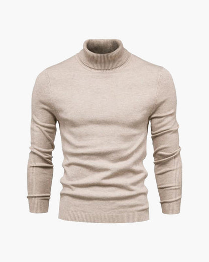 René™ | Pull Col Roulé en Laine Mérinos