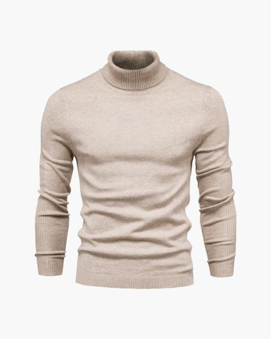 René™ | Pull Col Roulé en Laine Mérinos