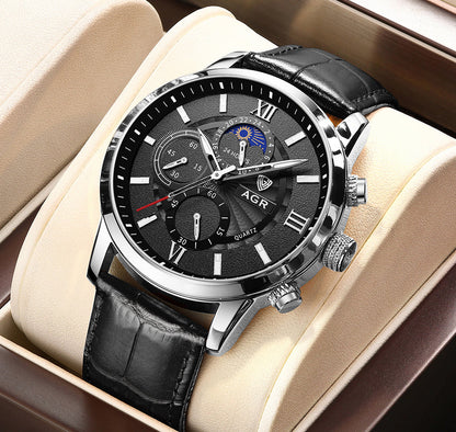 Lucien™ | Montre Quartz de Luxe en Cuir