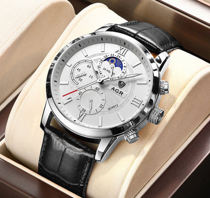 Lucien™ | Montre Quartz de Luxe en Cuir