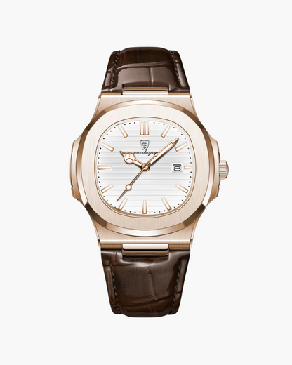 Lisbon™ | Montre en Cuir – Précision Élégante au Quotidien