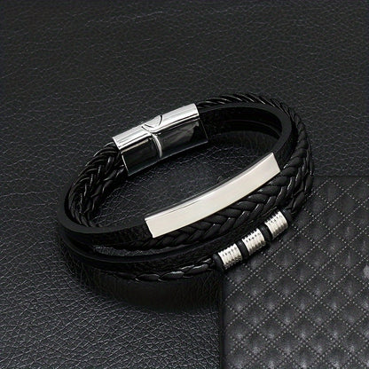Chez Monsieur™ | Bracelet vintage en perles tissé à la main et à plusieurs couches