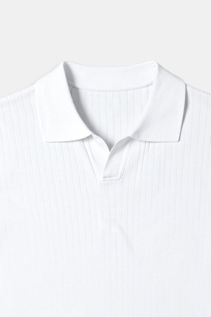 Aubry™ | Polo en Coton Côtelé