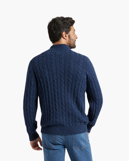 Clément™ | Pull zippé de luxe à col montant
