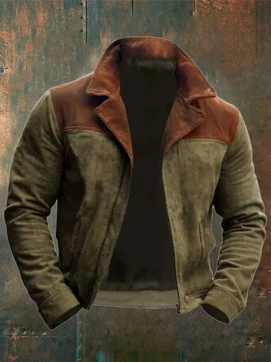 Raymond™ | Veste vintage en suède