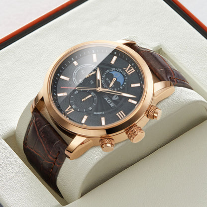 Lucien™ | Montre Quartz de Luxe en Cuir