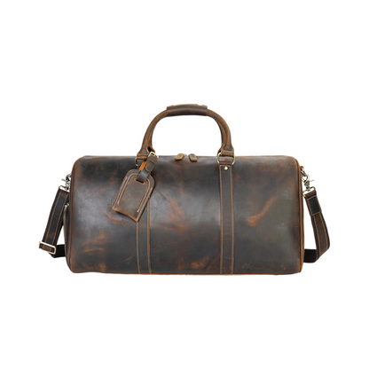 Maurice | Sac de voyage en cuir pleine fleur vintage