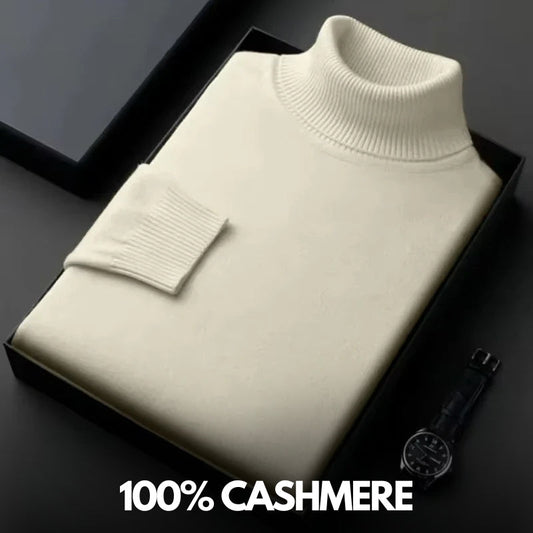 Antoine™ | Col Roulé en Cachemire de Luxe