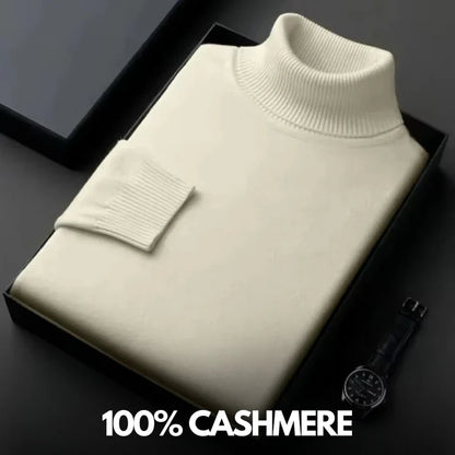 Clement™ | Col Roulé en Cachemire de Luxe