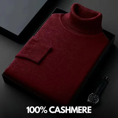 Clement™ | Col Roulé en Cachemire de Luxe
