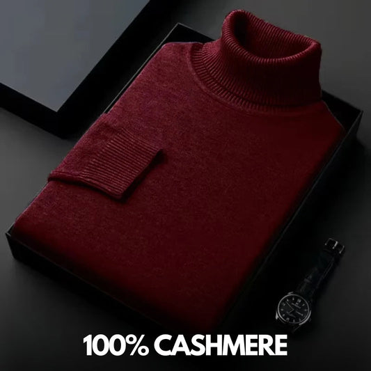 Lucas™ | Col Roulé en Cachemire de Luxe