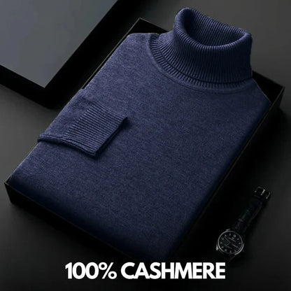 Clement™ | Col Roulé en Cachemire de Luxe