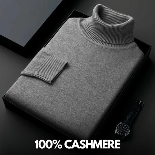 Gabriel™ | Col Roulé en Cachemire de Luxe