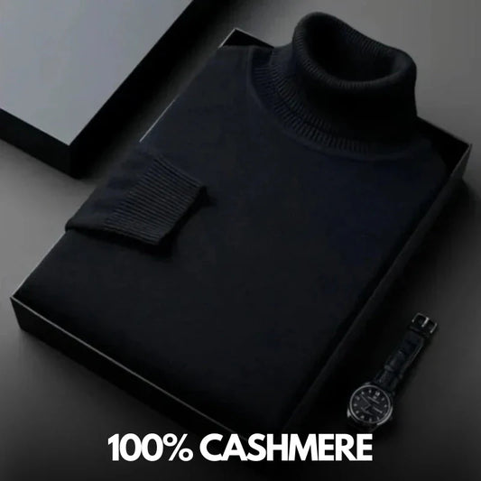 Clement™ | Col Roulé en Cachemire de Luxe