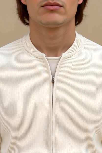 Dubreuil™ | Cardigan Col Rond en Maille Unie