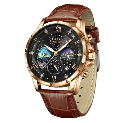 Julien™ | Montre Phase Lunaire Luxe