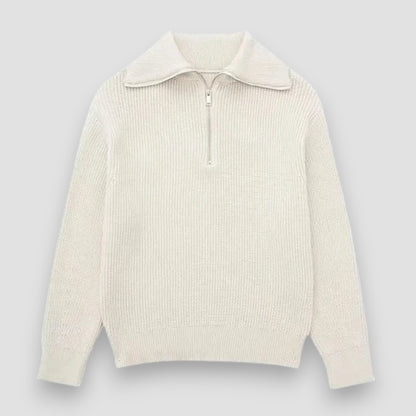 Marceau™ | Pull Zippé Rayé