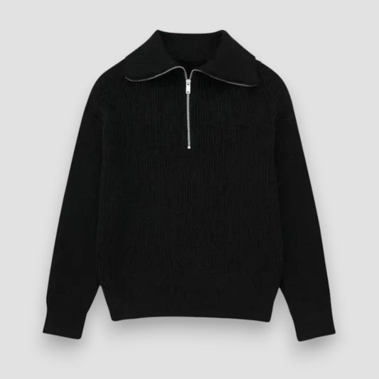 Marceau™ | Pull Zippé Rayé