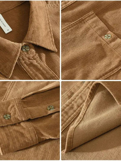 Eugène™ | Chemise en velours côtelé décontractée