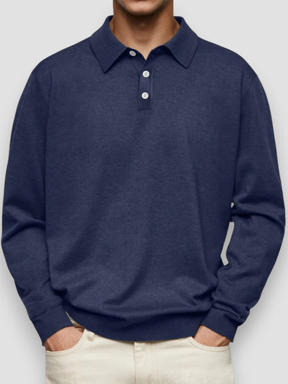 Robert™ | Polo Décontracté à Manches Longues