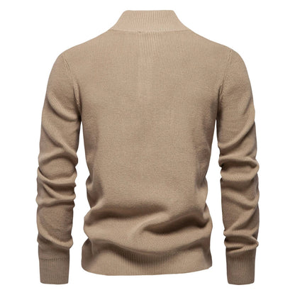 Damien™ | Pull Col Haut Élégant