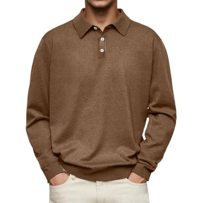 Chez Monsieur™ | Polo Décontracté à Manches Longues