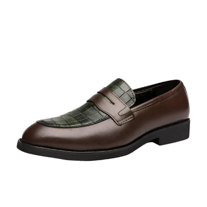 Delcourt™ | Mocassins en Cuir effet Crocodile