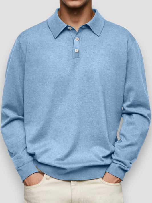 Robert™ | Polo Décontracté à Manches Longues