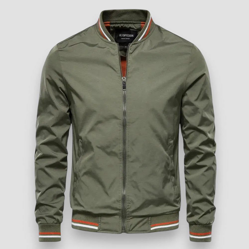 Pascal™ | Veste Bomber Élégante à Rayures