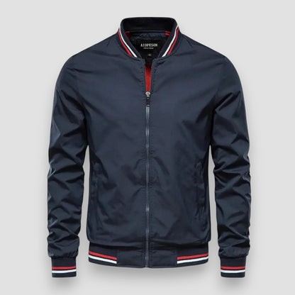 Pascal™ | Veste Bomber Élégante à Rayures