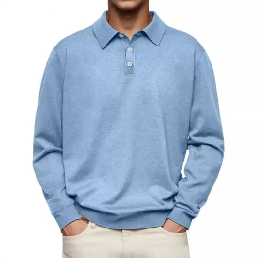 Chez Monsieur™ | Polo Décontracté à Manches Longues
