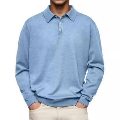 Chez Monsieur™ | Polo Décontracté à Manches Longues