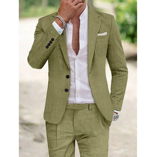 Claud™ | Costume Homme en Lin de Luxe