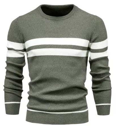 Sébastien™ | Pull Bicolore Contrasté