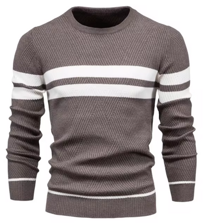 Sébastien™ | Pull Bicolore Contrasté