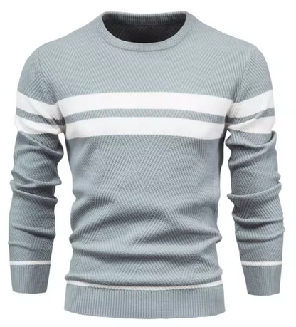 Sébastien™ | Pull Bicolore Contrasté