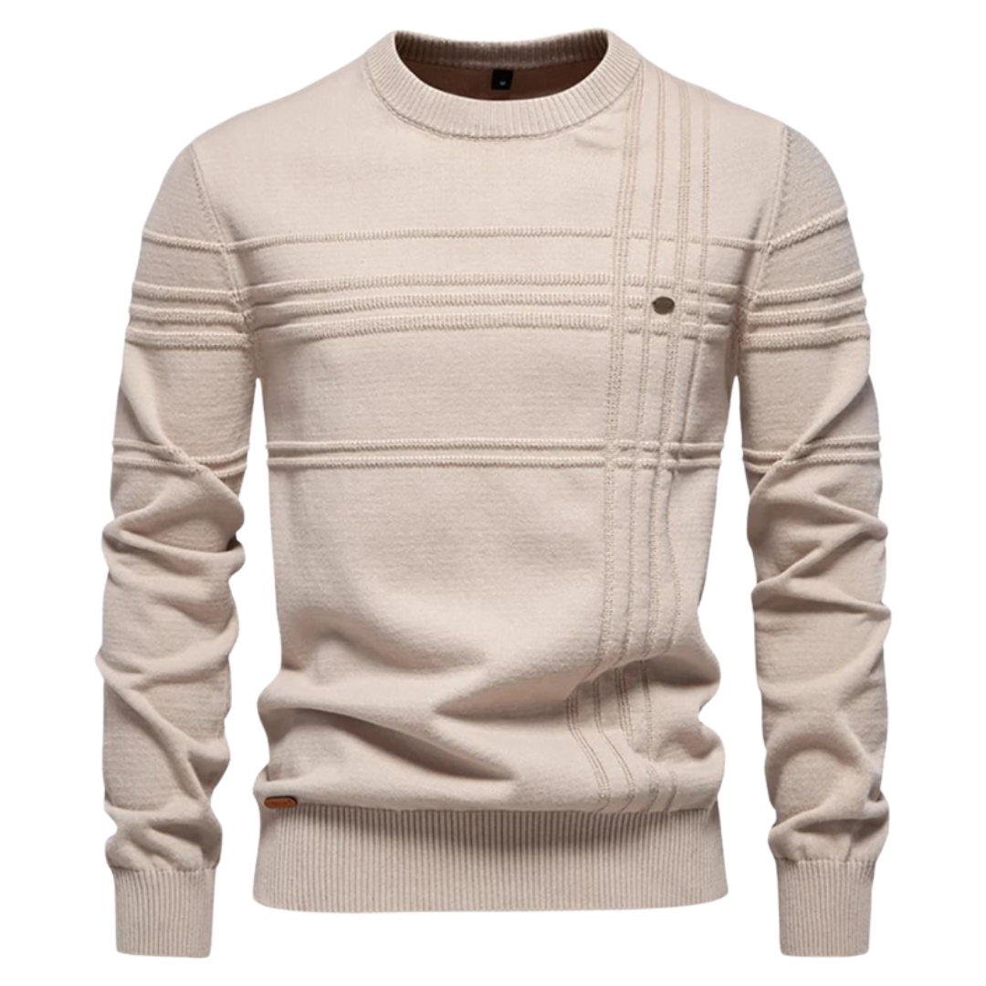 Lucas™ | Pull élégant à motif à carreaux