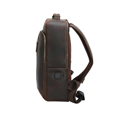 Jean-François | Sac à dos professionnel en cuir pour ordinateur portable