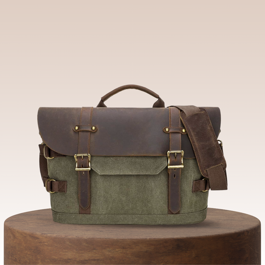 Hubert | Cuir Classique Robuste | Sac Messager